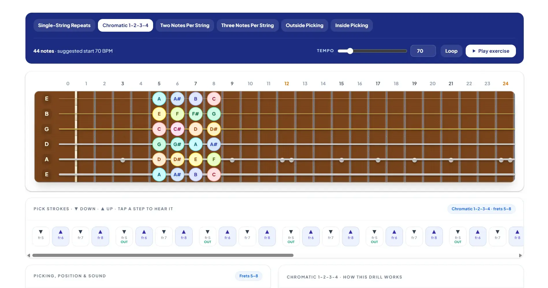 Alternate Picking Exercises preview