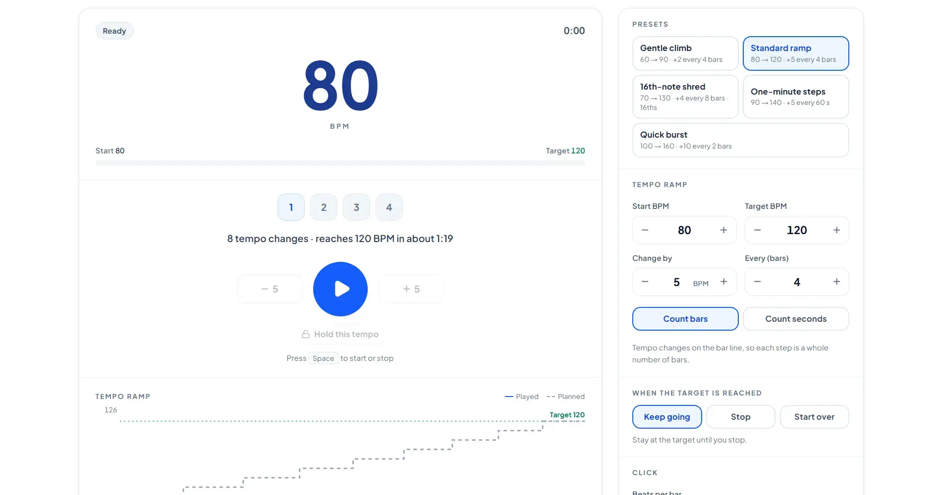 Guitar Speed Trainer preview