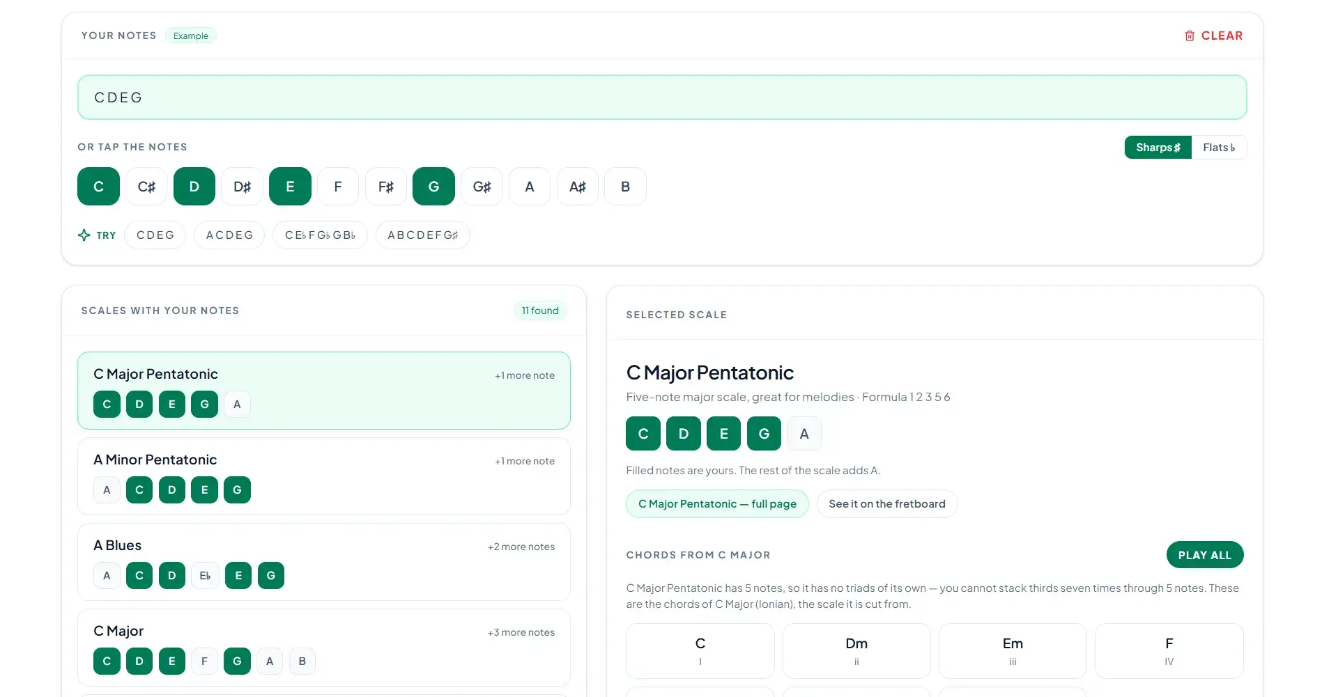 Scale Finder preview