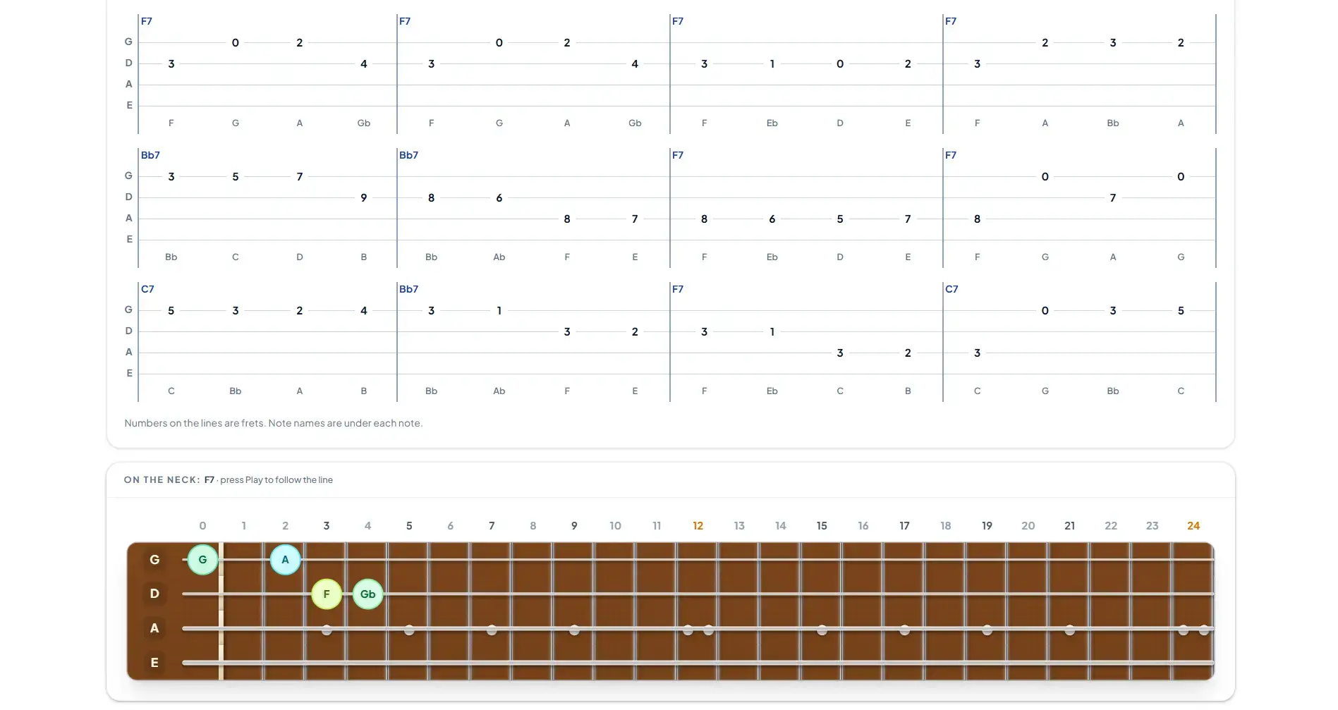 Walking Bass Line Generator preview