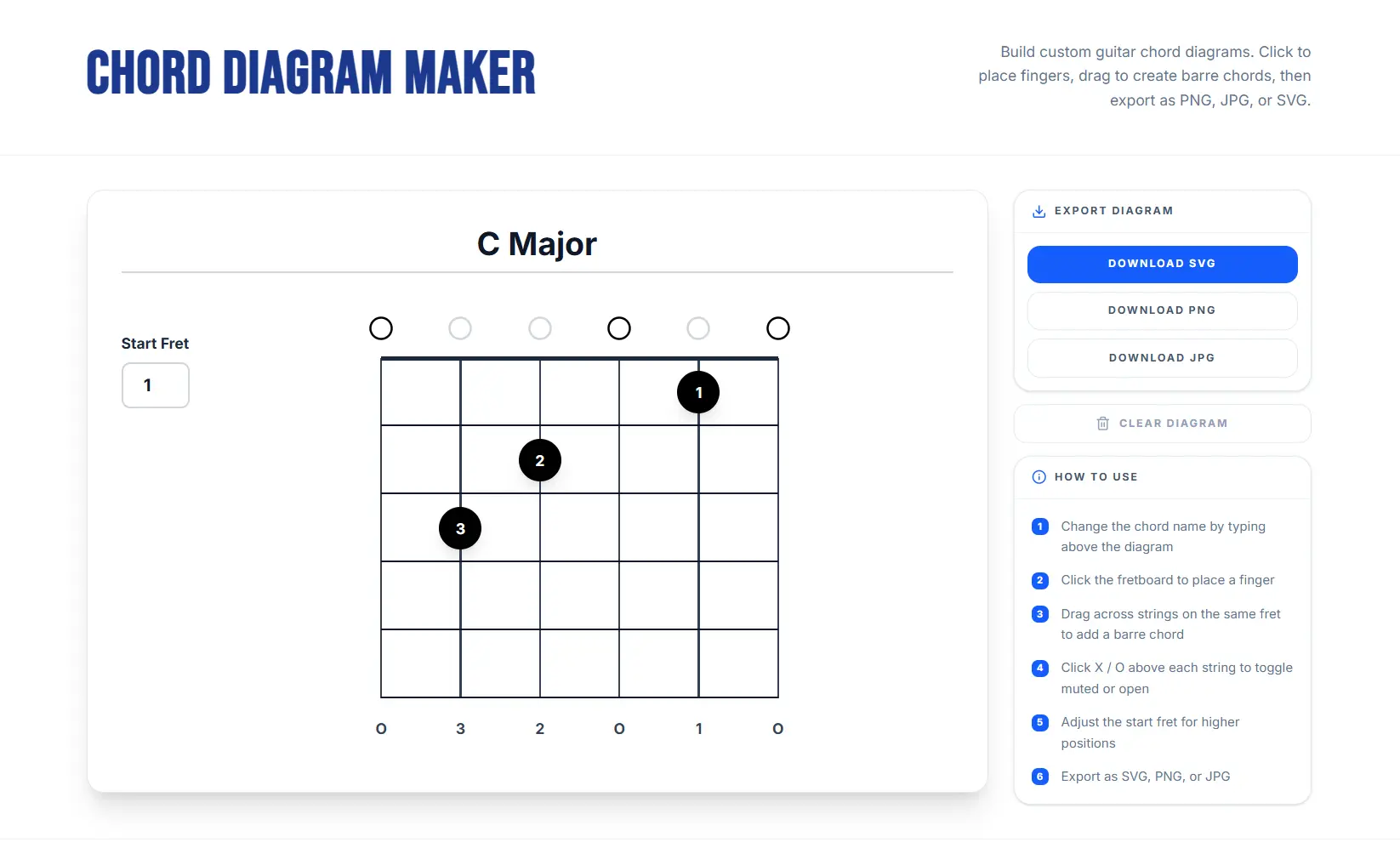 Chord Diagram Maker preview