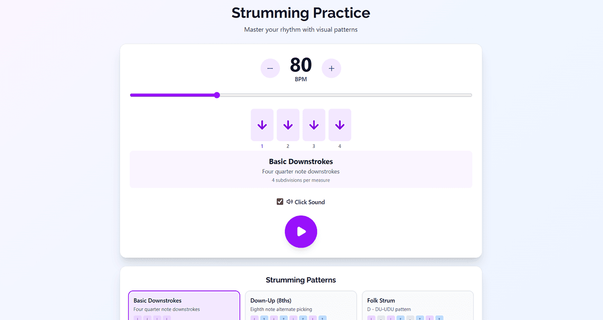 Strumming Practice preview