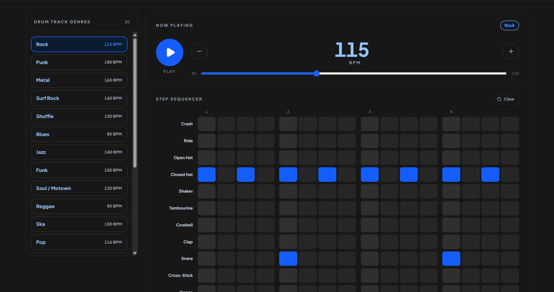 Drum Tracks preview