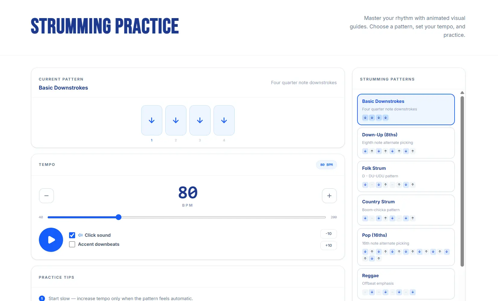 Strumming Practice preview