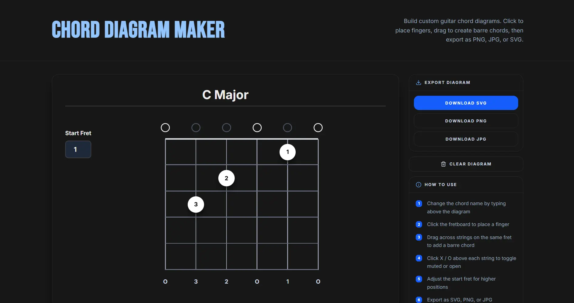 Chord Diagram Maker preview