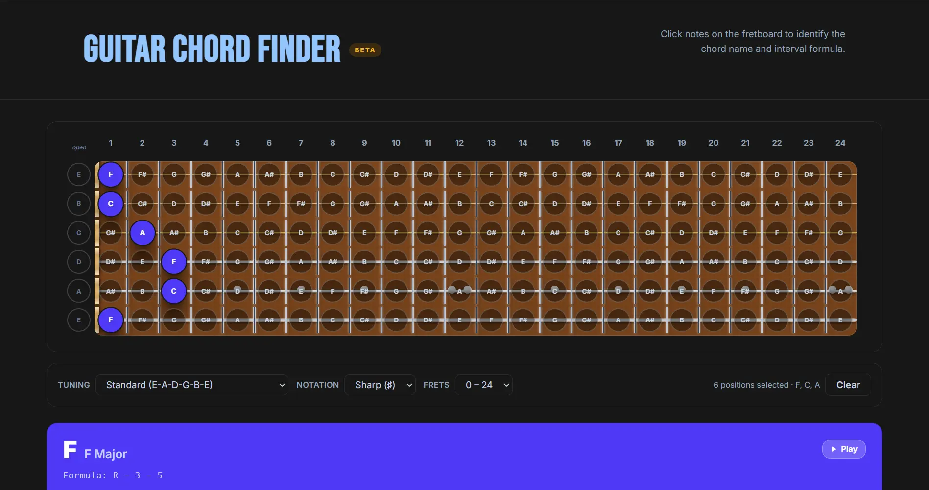 Chord Finder preview