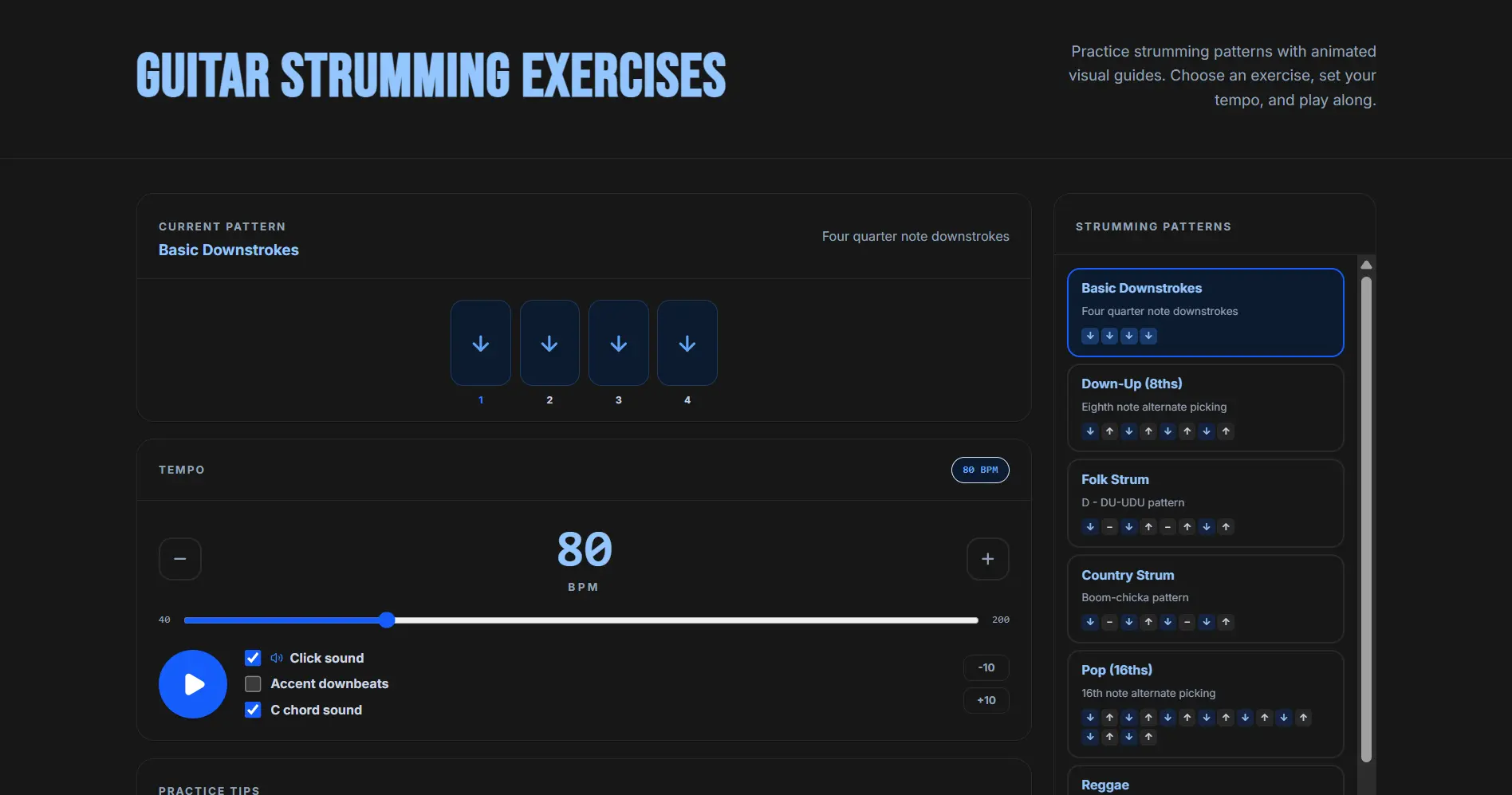 Strumming Practice preview