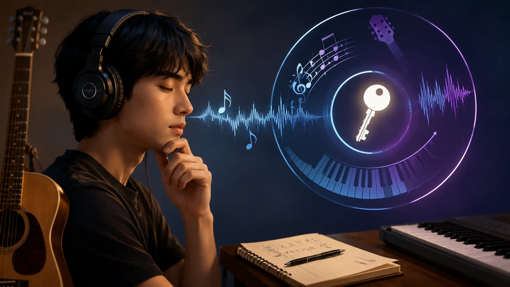 How to Find the Key of a Song by Ear (No Perfect Pitch Needed)